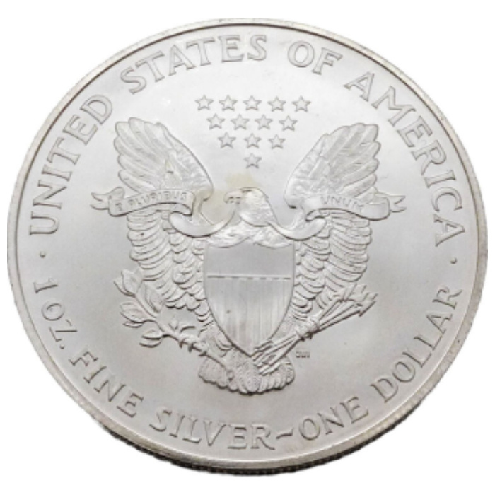American Eagle moneda de plata de 1 onza coloreada Años variados