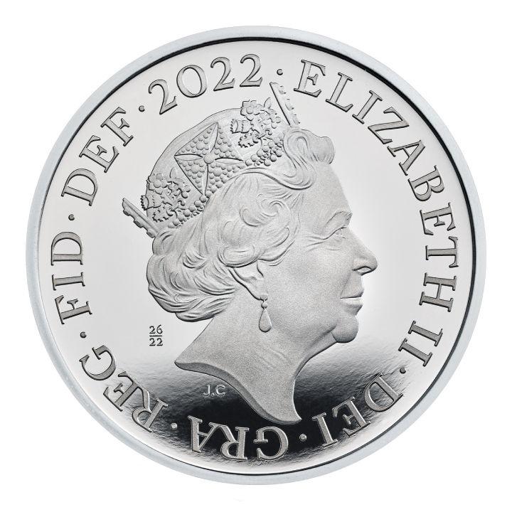 Set of 10 Her Majesty Queen Elizabeth Platinum 2022 Proof coins
