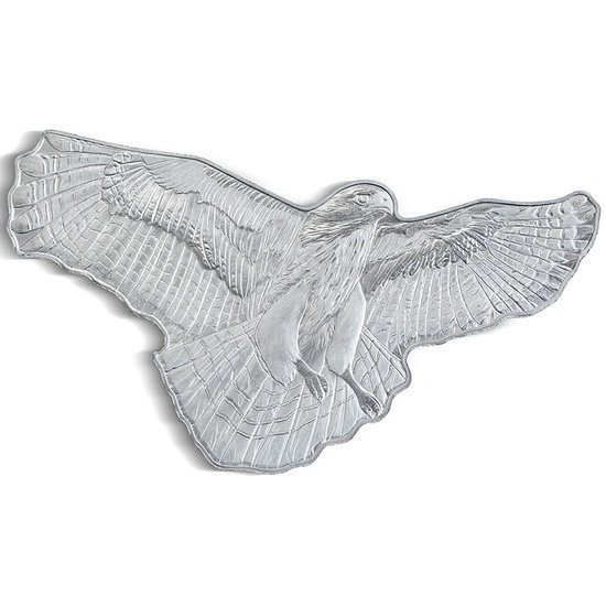 Cazadores del Cielo: Rust Buzzard 1 oz Plata 2020 Proof