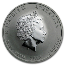 Jahr des Affen 1 oz Silber Privy Lion