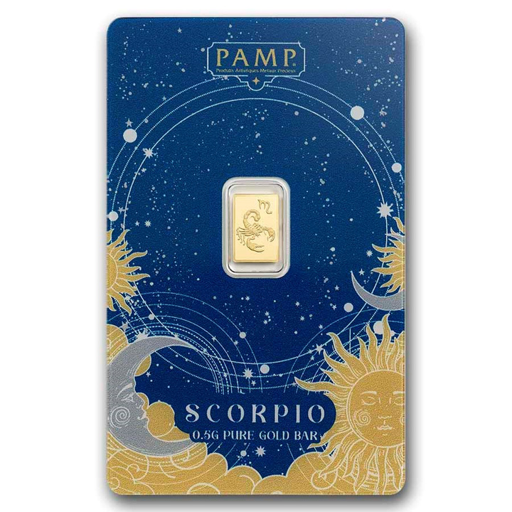 Sztabka Pamp Zodiac: Skorpion 0,5g złota