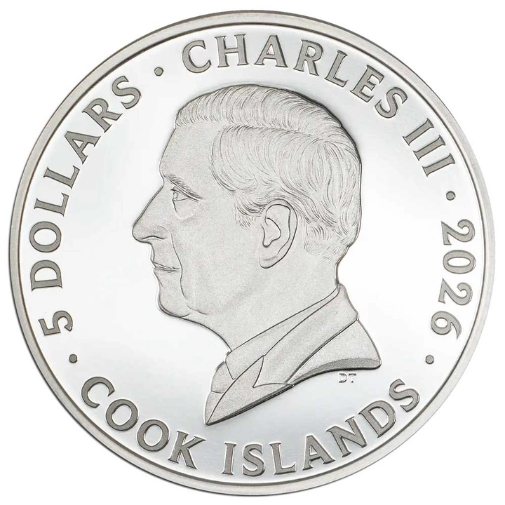Cook Islands: Seven Deadly Sins – Gluttony kolorowany 1 uncja Srebra 2026 Proof 