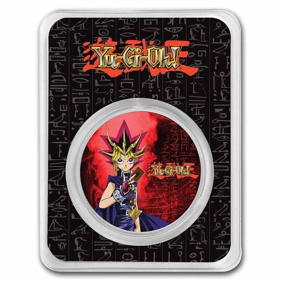 Niue: Yu-Gi-Oh! Yami Yugi kolorowany - 25. rocznica 1 uncja Srebra 2022