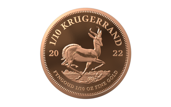 Krugerrand 1/10 once d'or 2022 Proof