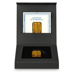 Asturmint: The Deadly Seven Sins - Avarice coloured 2 oz Silber Bar 2024 Antique Finish