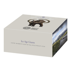 Tales of the Earth - Steppe Mammoth 50p Gold 2024 Proof 