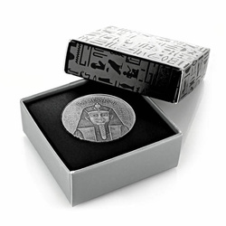 Czad: ERS Ramesses II 2 uncje Srebra 2017 Antiqued Coin