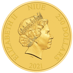 Niue: Pirates of the Caribbean - The Black Pearl 1 oz Gold 2021