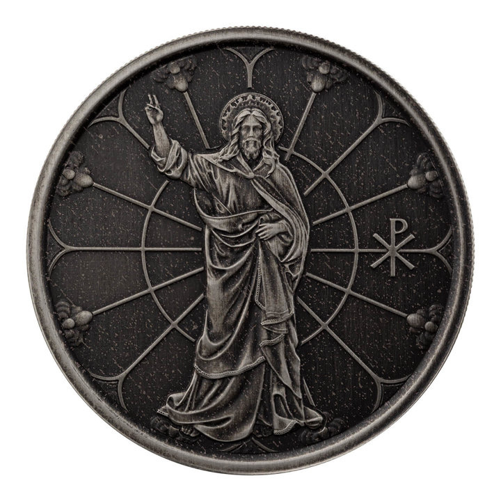 Samoa : Light of Christ 1 once d'argent 2022 Antique Coin