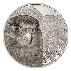 Mongólia: Mongol sólyom 1 uncia platina 2023 Proof Ultra High Relief