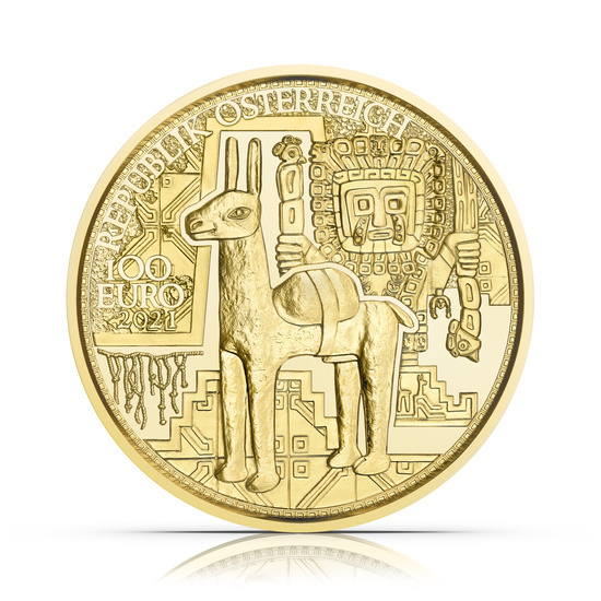 El Oro de los Incas 100 Euro Oro 2021 Proof