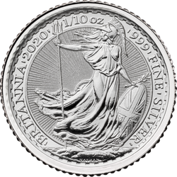 Britannia 1/10 oncia d'argento 2020