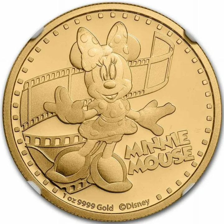 Niue: Disney - Minnie Mouse 1 uncia arany 2014 Proof NGC PF70 Ultra Cameo