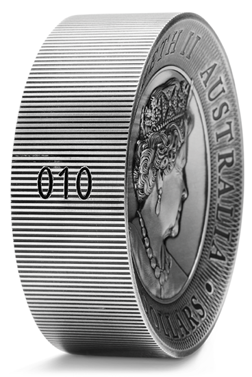 Great Barrier Reef 2000 gram Silver 2021 Antiqued High Relief Coin