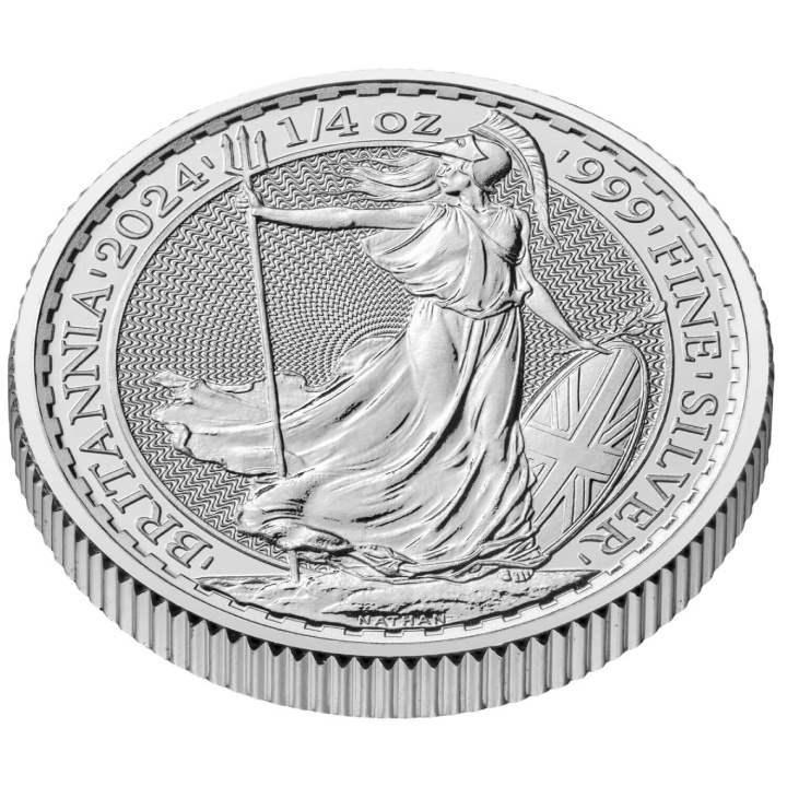 Britannia 1/4 uncji Srebra 2024
