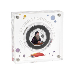 Harry Potter: Albus Dumbledore de color 50p Plata 2023 Proof