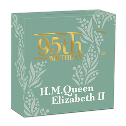 95º Aniversario de la Reina Isabel II 1/4 oz Oro 2021 Proof