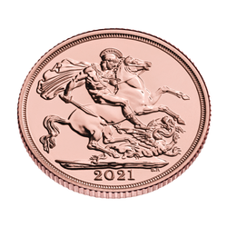 Great Britain: Gold Sovereign Elizabeth II 2021 Certipack