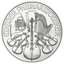 Wiener Philharmoniker 1 oz Platin 2024