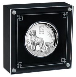 Lunar III : Année du Tigre 5 onces d'argent 2022 Proof High Relief