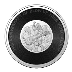 Set de 6 monedas de color AC/DC 45th Anniversary 2022/2023