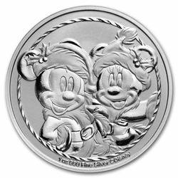 Niue: Disney - Mickey & Minnie Holidays 1 uncia ezüst 2024