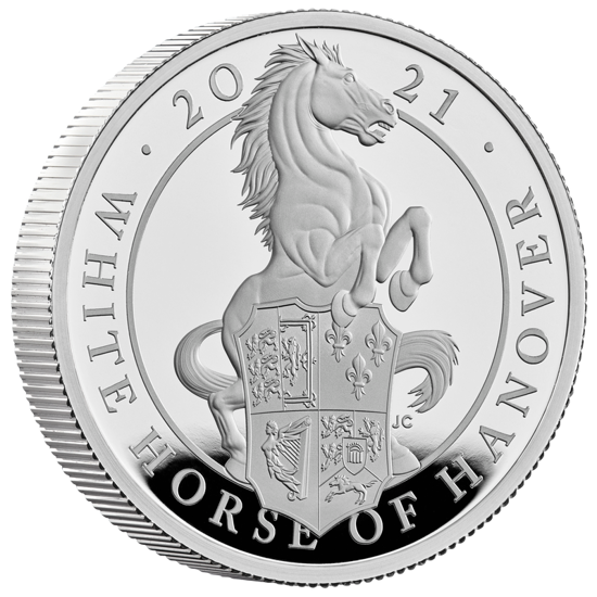 Bestias de la Reina: Serie de 10 monedas 2 oz Plata 2021 Proof