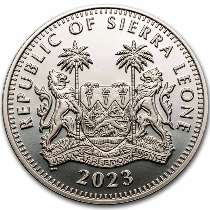 Sierra Leone: Egyptian Gods - Ra coloured 2 oz Silver 2023 Proof Coin