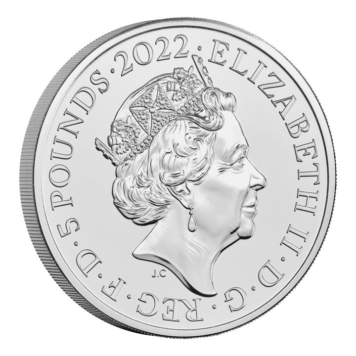 The Queen's Reign - Commonwealth Cupronichel £5 2022