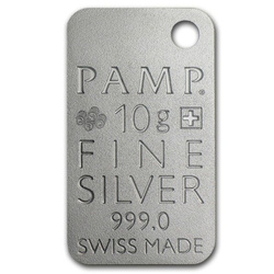 Barra de plata de 10 gramos Pamp River Stones