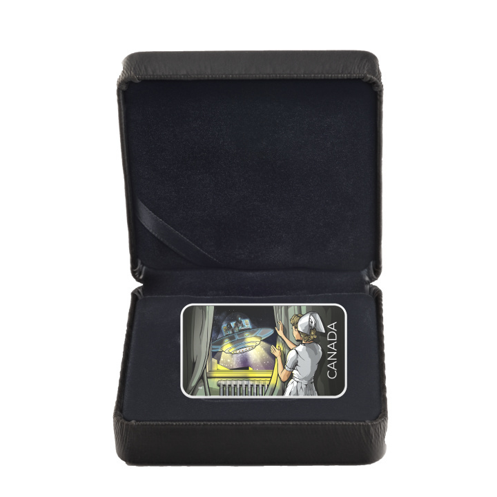 Canada: Canada’s Unexplained Phenomena - The Duncan Incident coloured $20 Silber 2023 Proof Coin n