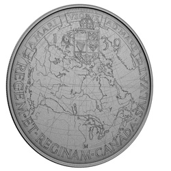 Canada : Emanuel Hahn's Original Sketch - Royal Visit 50 Argent 2025 Pièce vieillie