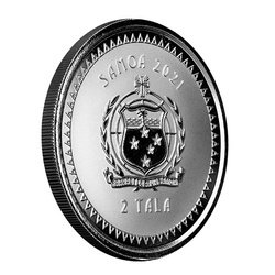 Samoa: Sirena del Pacífico 1 oz Plata 2021