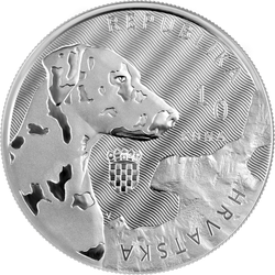 Croatia: Dalmatian Dog 1 oz Silver 2021