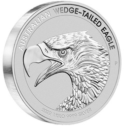 Australian Wedge-Tailed Eagle 1000 gram Silver 2022 Enhanced Reverse Proof