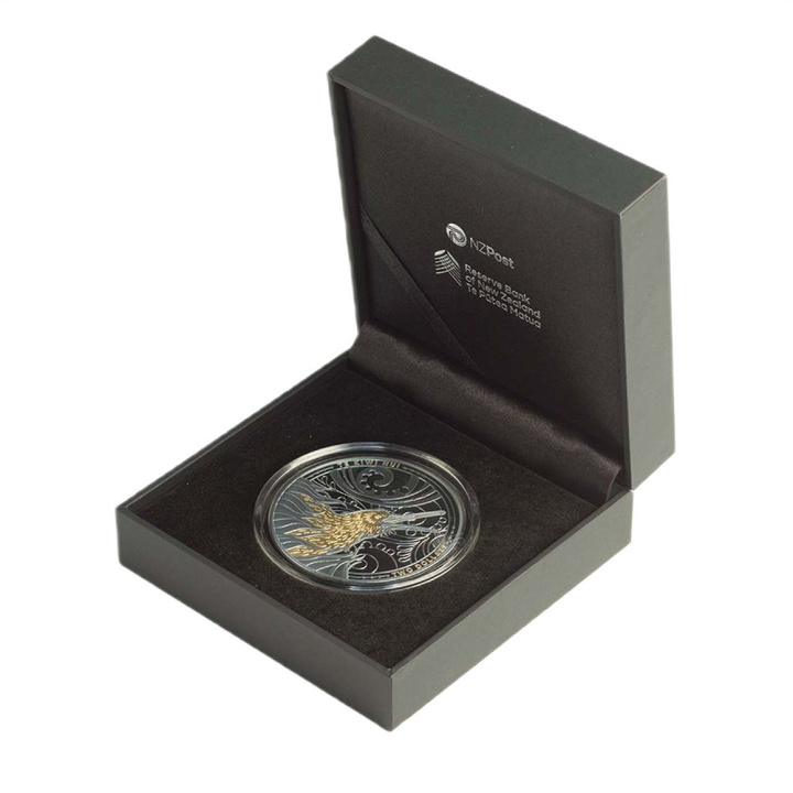Kiwi pozłacany 2 uncje Srebra 2026 Black Proof