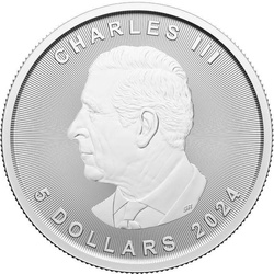 Treasured Canadian Maple Leaf 1 oz Silver 2024 Congratulations Privy Mark (First Strikes)