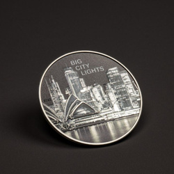 Cook Islands: Big City Lights – Sydney 1 uncja Srebra 2023 Proof High Relief
