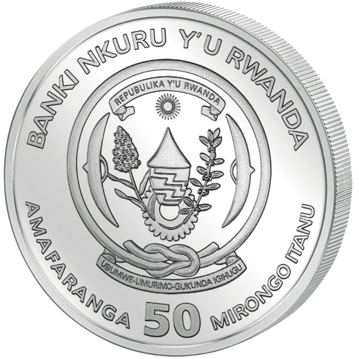 Rwanda: Nautical Ounce - Kruzenshtern 1 uncja Srebra 2026 Proof