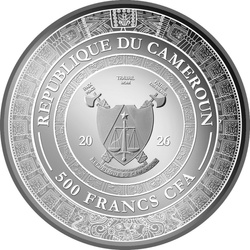 Monedă din Argint Mexican Cinco Grandes - Jaguar 1/4 oz Argint 2026 Proof