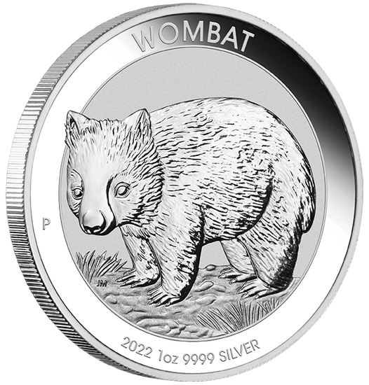 Australský wombat 1 unce stříbra 2022