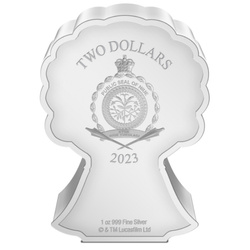 Niue: Star Wars - Chibi 'Lando Calrissian' coloured 1 oz Silber 2023 Proof Coin