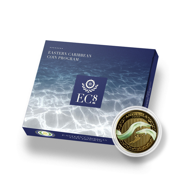 Anguila: Murena coloreada 1 oz Oro 2022