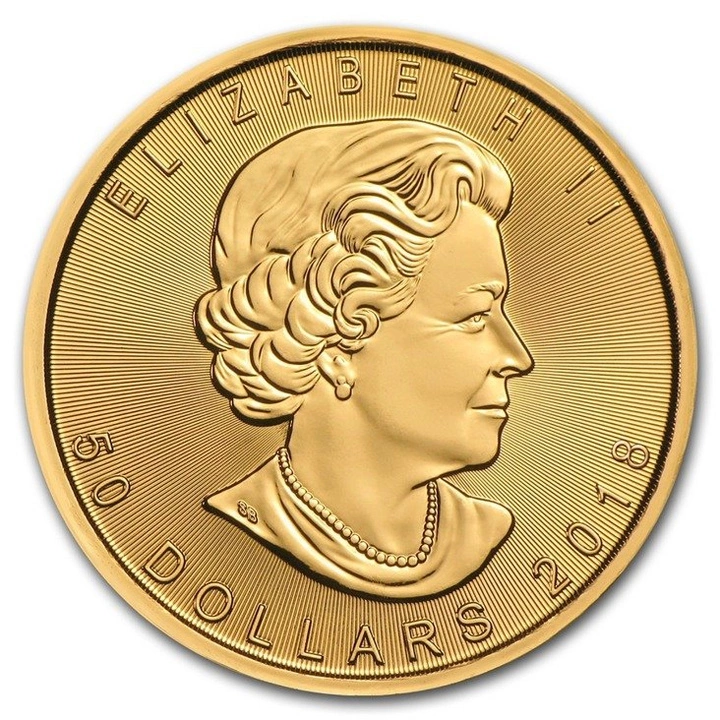 Canadian Maple Leaf 1 oz Gold 2018