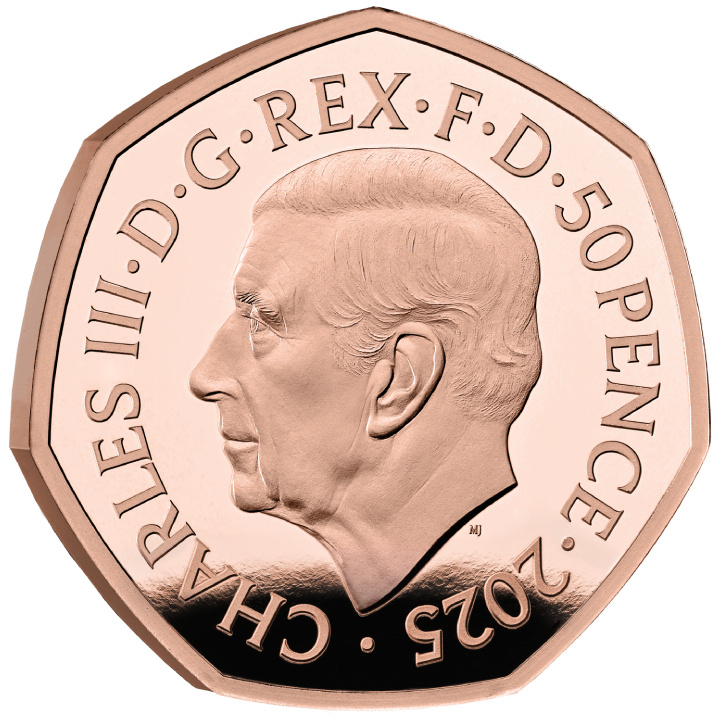 Stories of The Second World War 50p Oro 2025 Proof