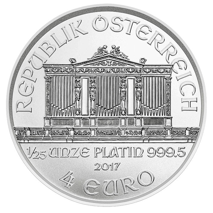 Philharmonique de Vienne 1/25 once de platine