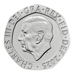 Série de 8 pièces en cupronickel Grande-Bretagne Definitive 2025