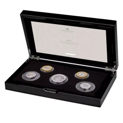 Zestaw 5 monet Wielka Brytania Srebro 2023 Proof Commemorative Coin