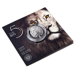 Big Five: Löwe 1 oz Silber 2019