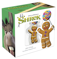 Niue : Biscuit coloré 1 once d'argent 2021